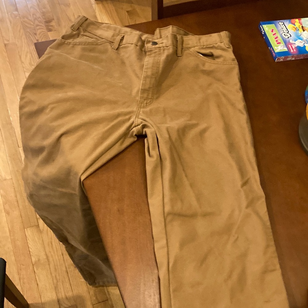 Dickies 38x34 carpenter work pants. All have been worn. 7 pair total.